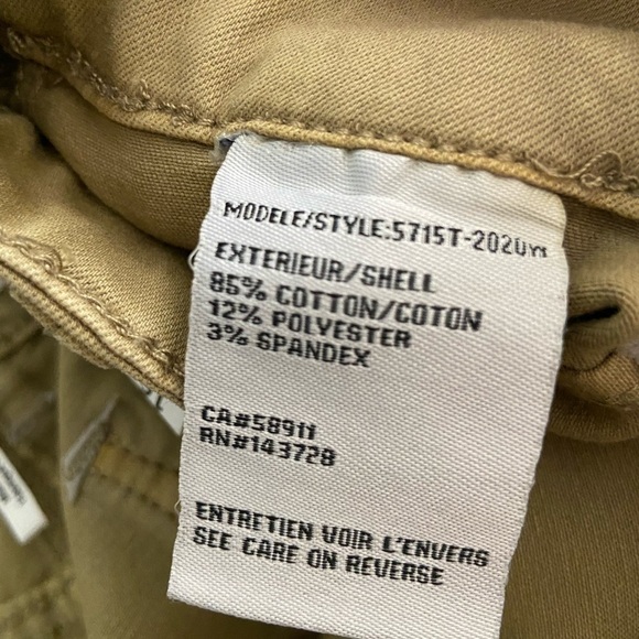 TRIBAL Audrey Hugging Button Fly Wide Leg Pant Olive Khaki Sz 16 NWT - Picture 13 of 15